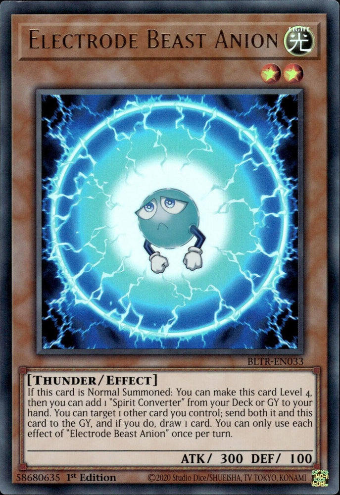 Electrode Beast Anion [BLTR-EN033] Ultra Rare - Yugioh Cards For Your TCG Needs!