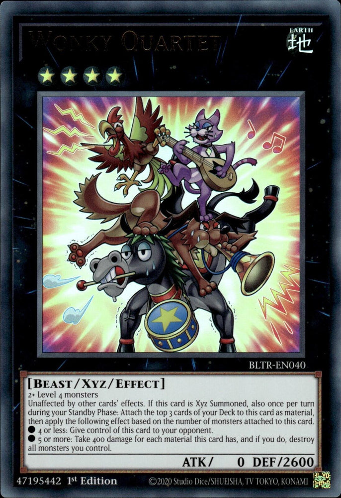 Wonky Quartet [BLTR-EN040] Ultra Rare - Yugioh Cards For Your TCG Needs!