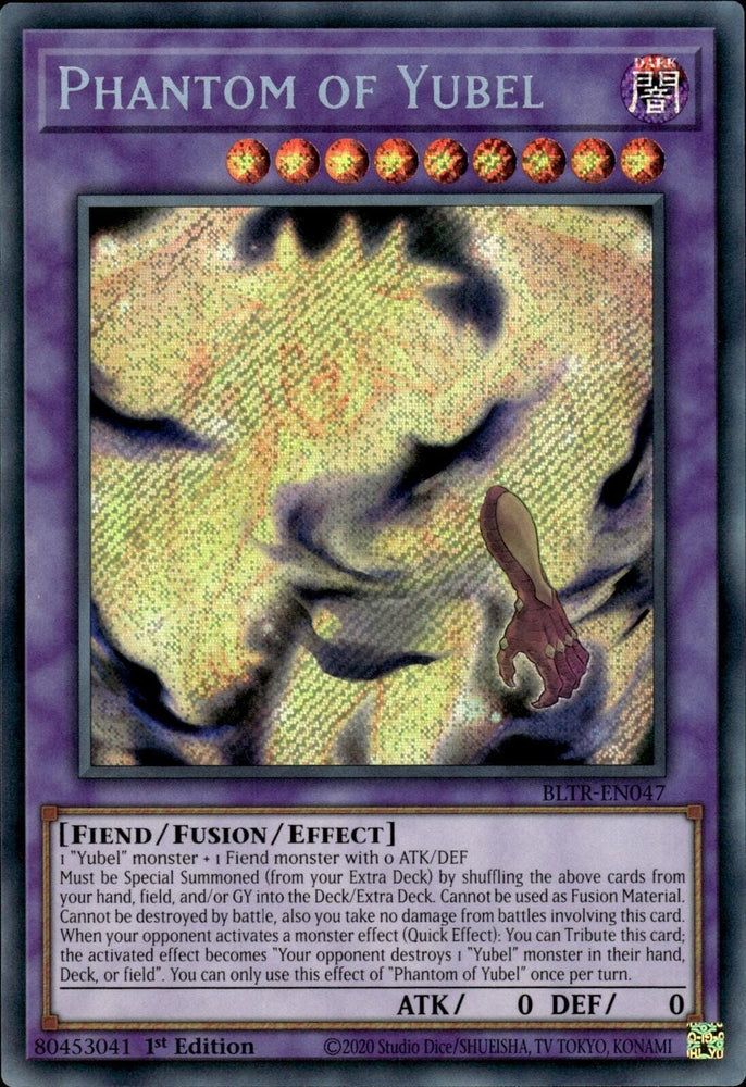 Phantom of Yubel [BLTR-EN047] Secret Rare - Yugioh Cards For Your TCG Needs!