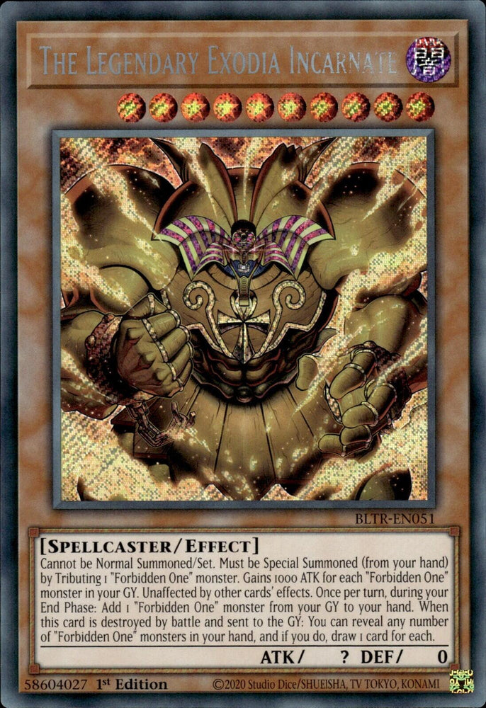 The Legendary Exodia Incarnate [BLTR-EN051] Secret Rare - Yugioh Cards For Your TCG Needs!