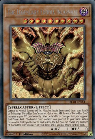 The Legendary Exodia Incarnate [BLTR-EN051] Secret Rare - Yugioh Cards For Your TCG Needs!