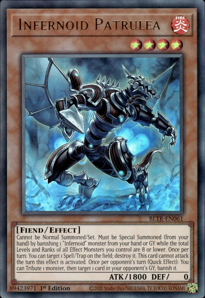 Infernoid Patrulea [BLTR-EN061] Ultra Rare - Yugioh Cards For Your TCG Needs!
