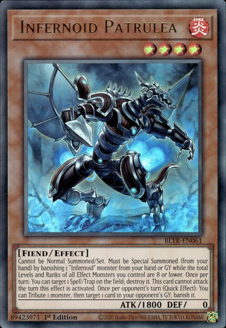 Infernoid Patrulea [BLTR-EN061] Ultra Rare - Yugioh Cards For Your TCG Needs!