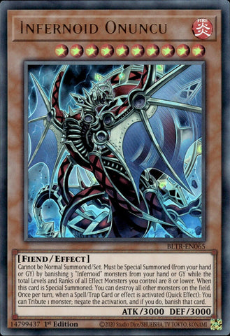 Infernoid Onuncu [BLTR-EN065] Ultra Rare - Yugioh Cards For Your TCG Needs!