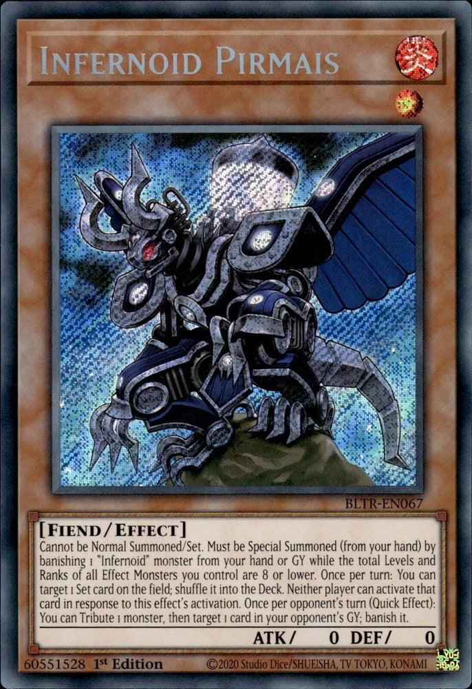 Infernoid Pirmais [BLTR-EN067] Secret Rare - Yugioh Cards For Your TCG Needs!