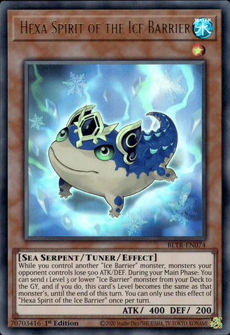 Hexa Spirit of the Ice Barrier [BLTR-EN074] Ultra Rare - Yugioh Cards For Your TCG Needs!