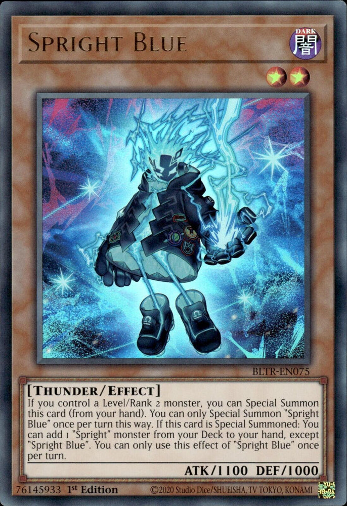 Spright Blue [BLTR-EN075] Ultra Rare - Yugioh Cards For Your TCG Needs!