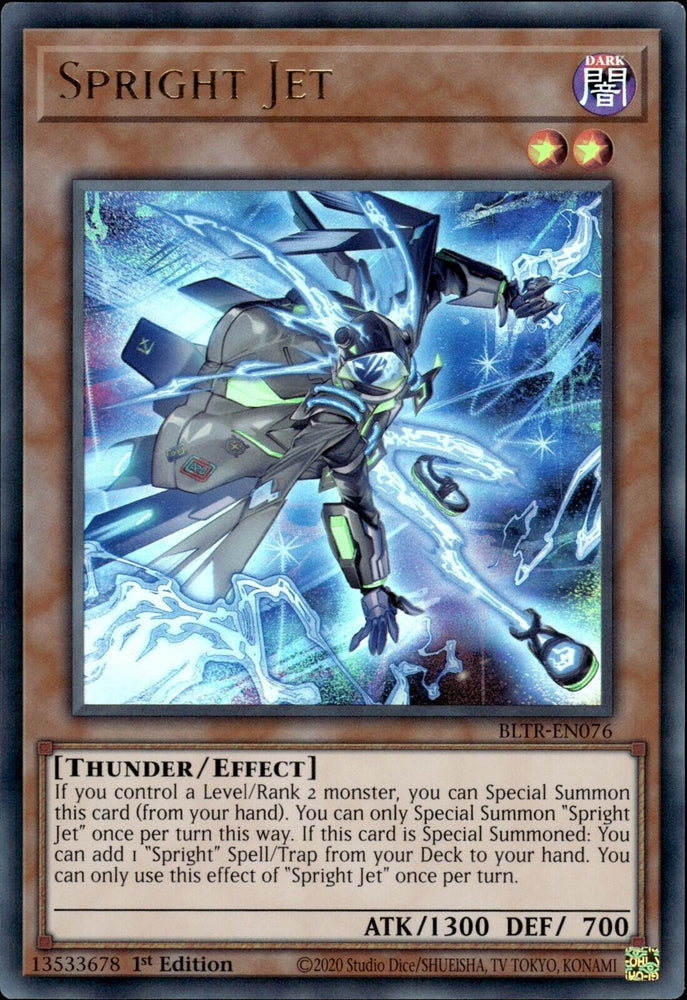 Spright Jet [BLTR-EN076] Ultra Rare - Yugioh Cards For Your TCG Needs!