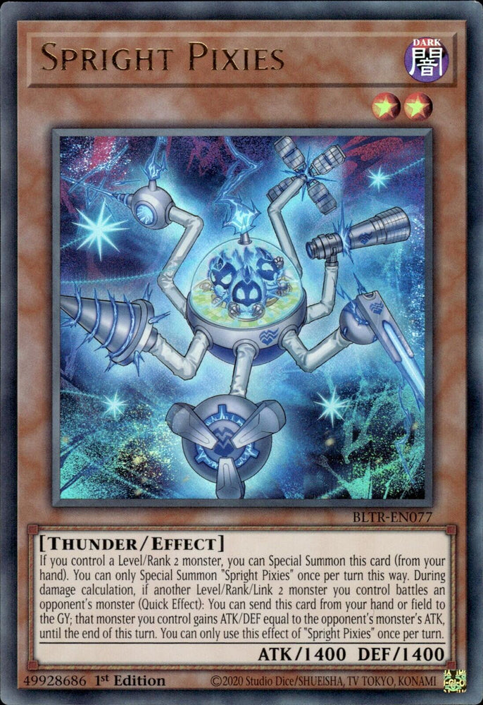 Spright Pixies [BLTR-EN077] Ultra Rare - Yugioh Cards For Your TCG Needs!
