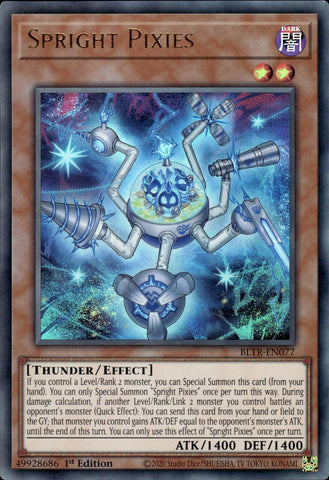 Spright Pixies [BLTR-EN077] Ultra Rare - Yugioh Cards For Your TCG Needs!