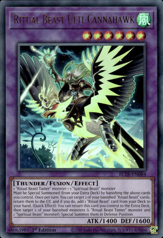 Ritual Beast Ulti-Cannahawk [BLTR-EN084] Ultra Rare - Yugioh Cards For Your TCG Needs!