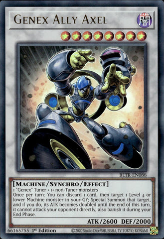 Genex Ally Axel [BLTR-EN088] Ultra Rare - Yugioh Cards For Your TCG Needs!