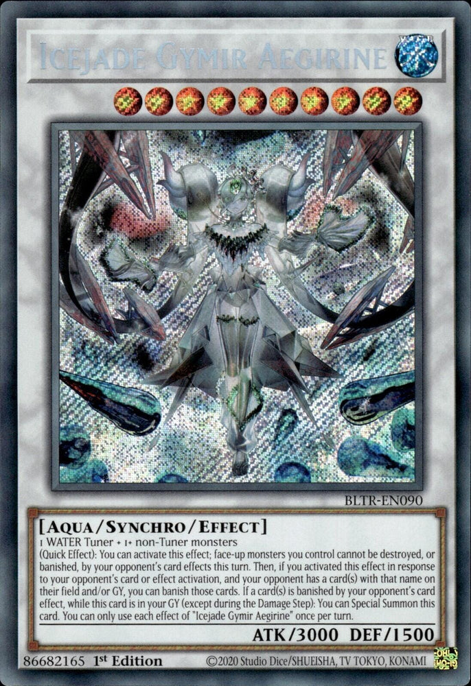Icejade Gymir Aegirine [BLTR-EN090] Secret Rare - Yugioh Cards For Your TCG Needs!