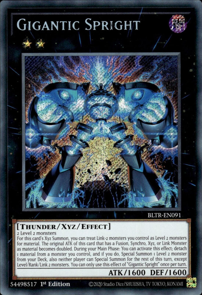 Gigantic Spright [BLTR-EN091] Secret Rare - Yugioh Cards For Your TCG Needs!