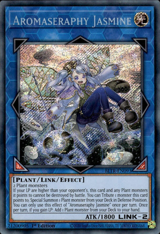 Aromaseraphy Jasmine [BLTR-EN093] Secret Rare - Yugioh Cards For Your TCG Needs!