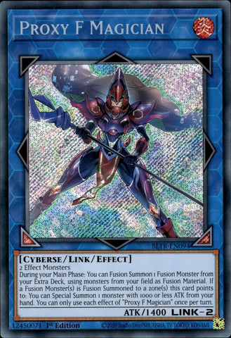 Proxy F Magician [BLTR-EN094] Secret Rare - Yugioh Cards For Your TCG Needs!