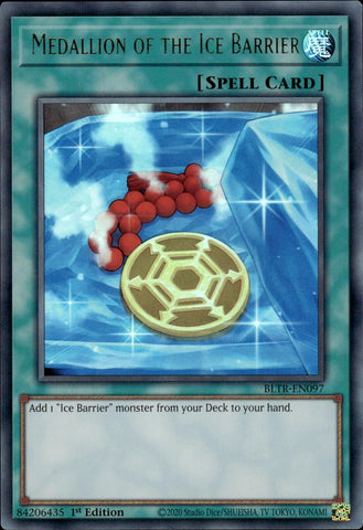 Medallion of the Ice Barrier [BLTR-EN097] Ultra Rare - Yugioh Cards For Your TCG Needs!