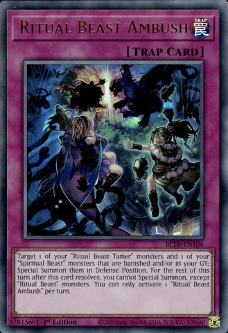 Ritual Beast Ambush [BLTR-EN106] Ultra Rare - Yugioh Cards For Your TCG Needs!