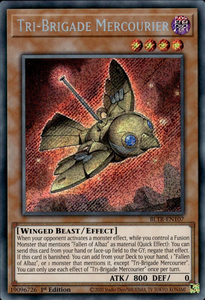 Tri-Brigade Mercourier [BLTR-EN107] Secret Rare - Yugioh Cards For Your TCG Needs!