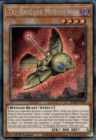 Tri-Brigade Mercourier [BLTR-EN107] Secret Rare - Yugioh Cards For Your TCG Needs!