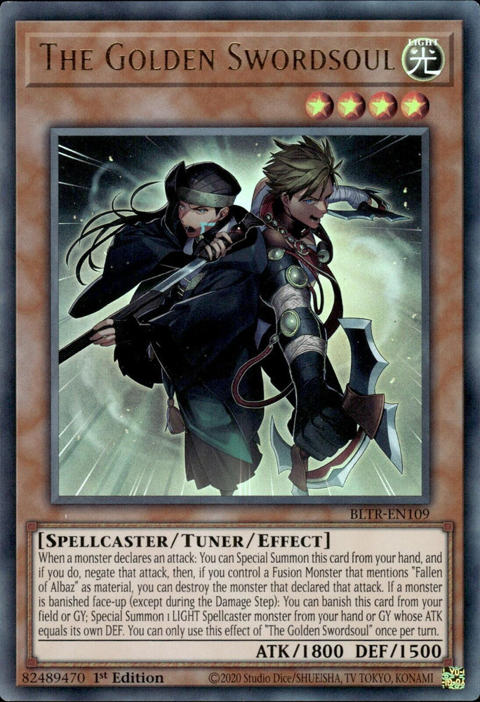 The Golden Swordsoul [BLTR-EN109] Ultra Rare - Yugioh Cards For Your TCG Needs!