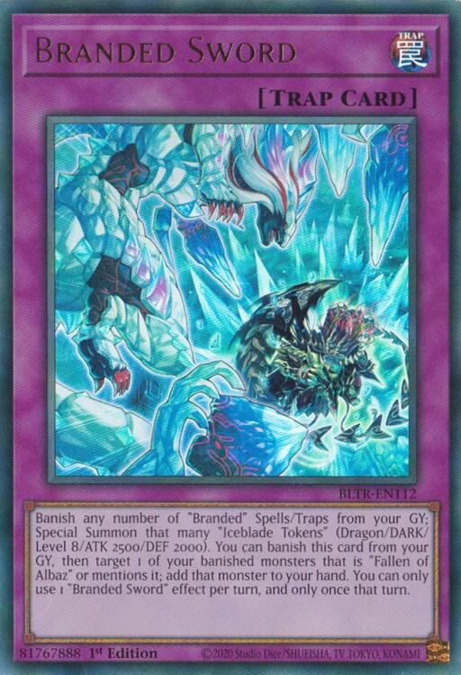Branded Sword [BLTR-EN112] Ultra Rare - Yugioh Cards For Your TCG Needs!