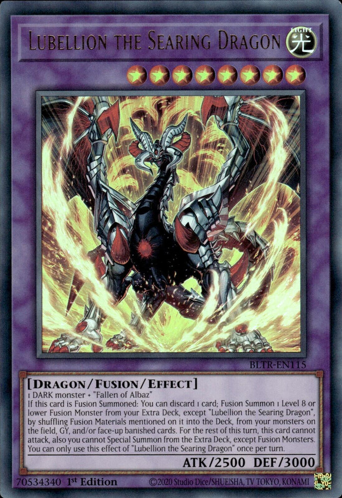 Lubellion the Searing Dragon [BLTR-EN115] Ultra Rare - Yugioh Cards For Your TCG Needs!