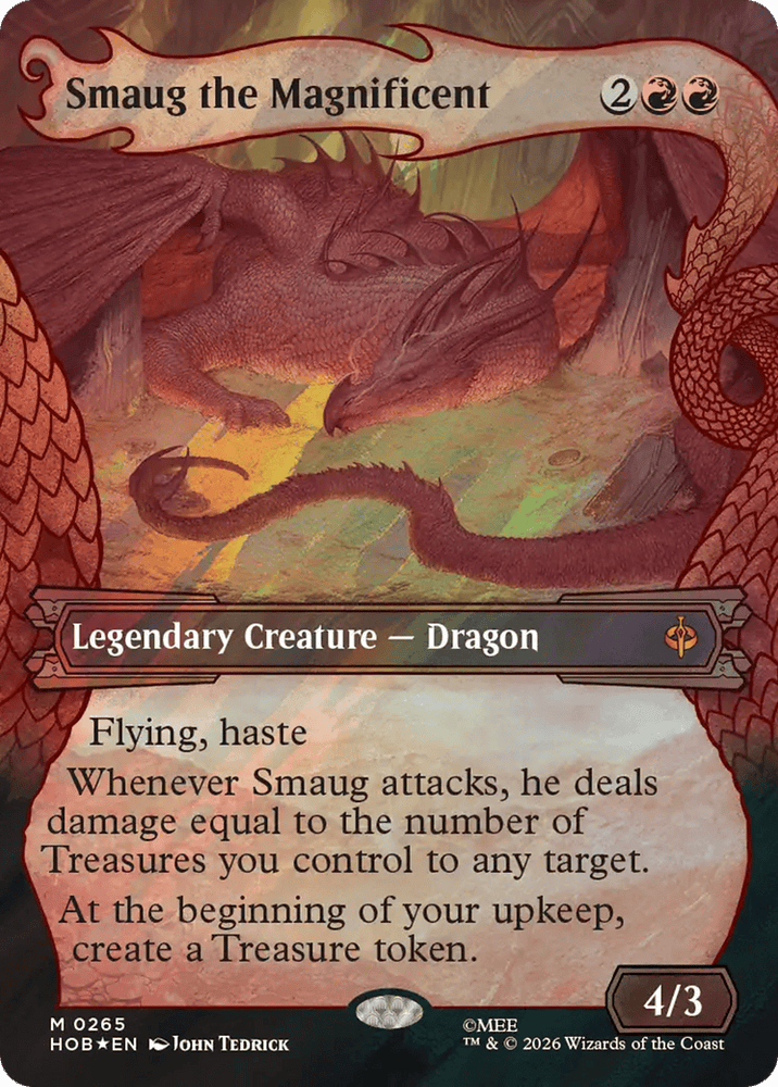 Smaug the Magnificent (Showcase) (Surge Foil) [The Hobbit]