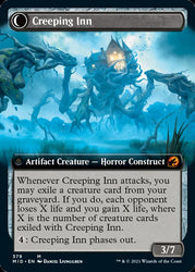 Hostile Hostel // Creeping Inn (Extended Art) [Innistrad: Midnight Hunt] Magic: The Gathering