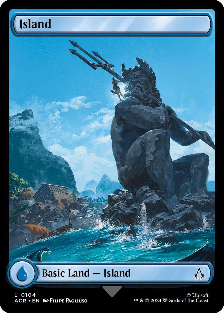 Island (0104) [Assassin's Creed] Magic: The Gathering
