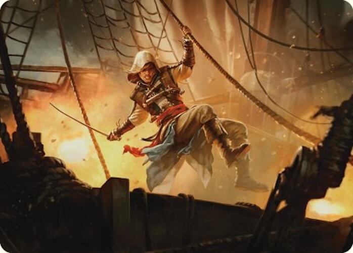 Edward Kenway Art Card [Assassin's Creed Art Series] Magic: The Gathering