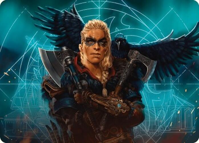 Eivor, Wolf-Kissed Art Card [Assassin's Creed Art Series] Magic: The Gathering