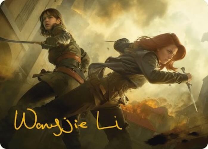 Mary Read and Anne Bonny Art Card (Gold-Stamped Signature) [Assassin's Creed Art Series] Magic: The Gathering