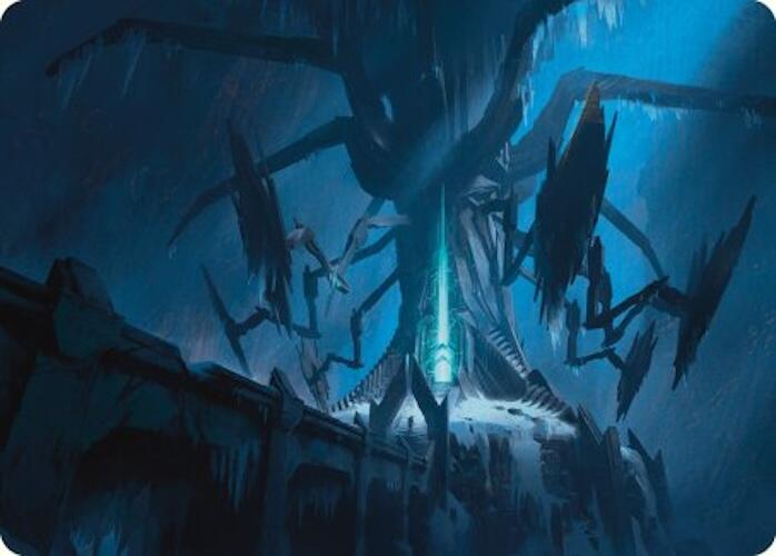 Yggdrasil, Rebirth Engine Art Card [Assassin's Creed Art Series] Magic: The Gathering