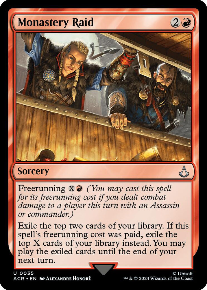 Monastery Raid [Assassin's Creed] Magic: The Gathering