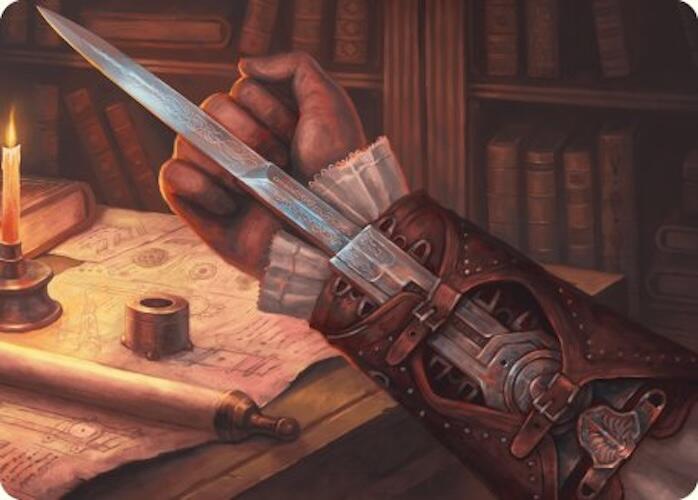 Hidden Blade Art Card [Assassin's Creed Art Series] Magic: The Gathering