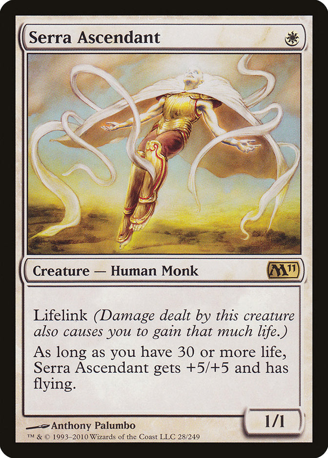 Serra Ascendant [Magic 2011] Magic: The Gathering