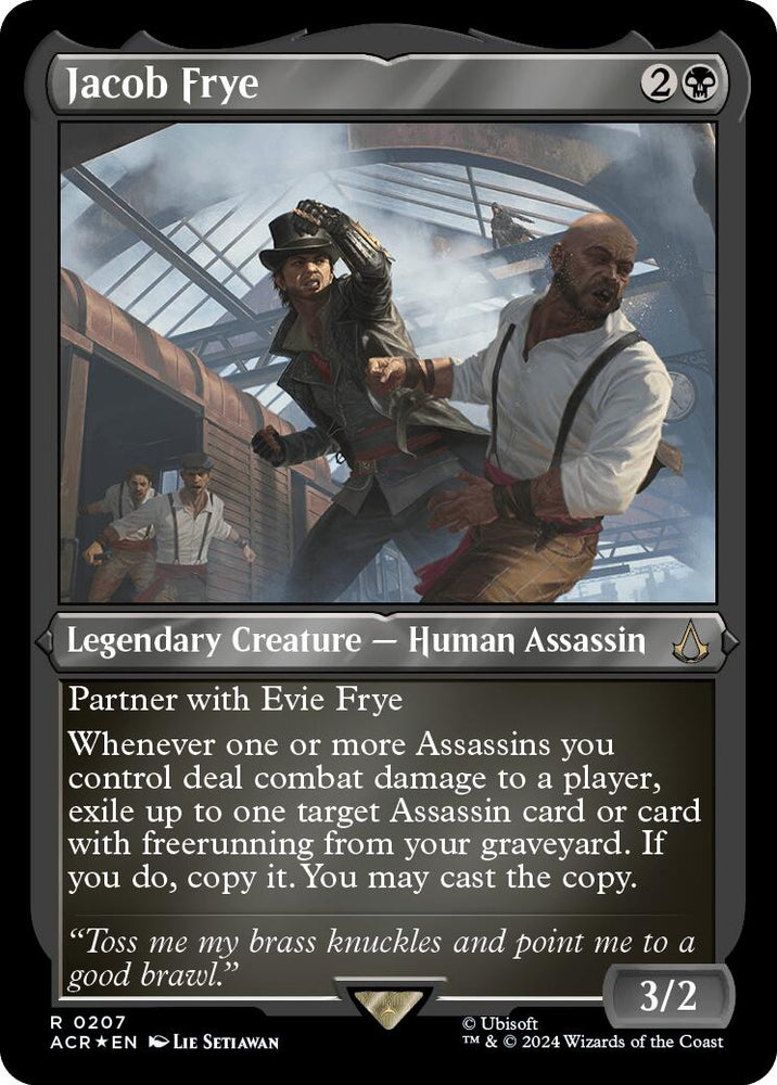 Jacob Frye (Foil Etched) [Assassin's Creed] Magic: The Gathering