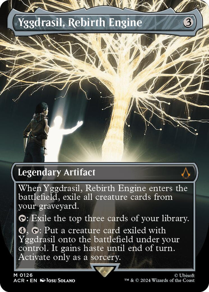 Yggdrasil, Rebirth Engine (Borderless) [Assassin's Creed] Magic: The Gathering