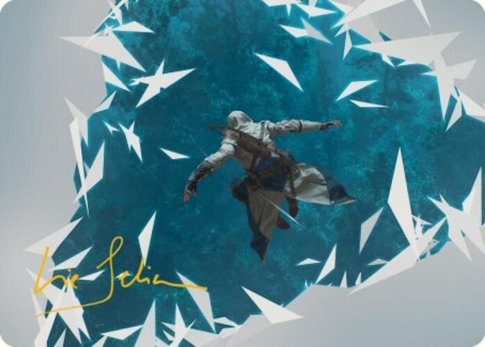 Restart Sequence Art Card (Gold-Stamped Signature) [Assassin's Creed Art Series] Magic: The Gathering