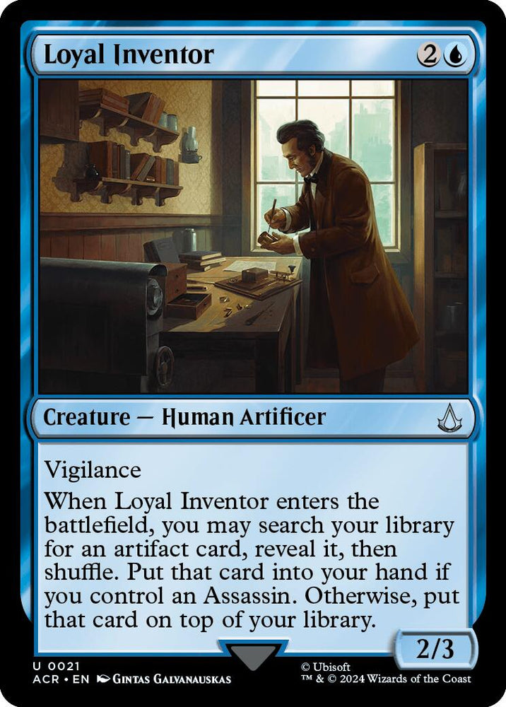 Loyal Inventor [Assassin's Creed] Magic: The Gathering