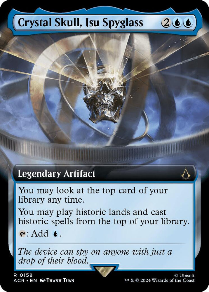 Crystal Skull, Isu Spyglass (Extended Art) [Assassin's Creed] Magic: The Gathering