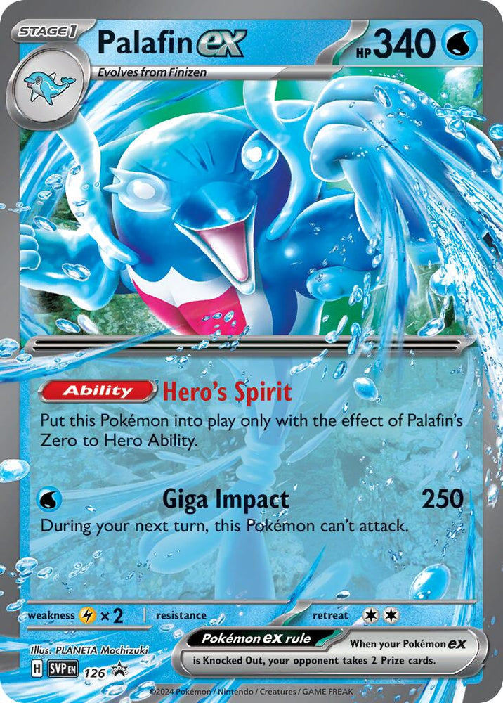 Palafin ex (126) [Scarlet & Violet: Black Star Promos] Pokémon