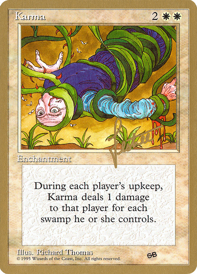 Karma (Bertrand Lestree) (SB) [Pro Tour Collector Set] Magic: The Gathering
