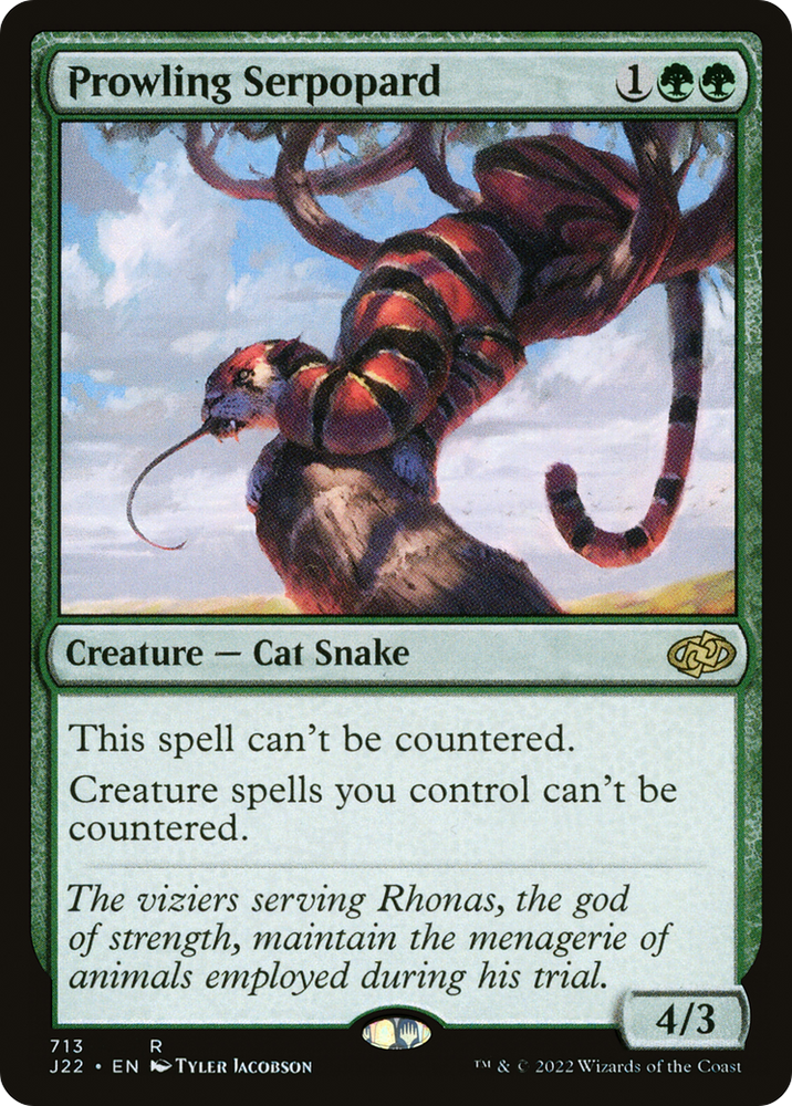 Prowling Serpopard [Jumpstart 2022] Magic: The Gathering