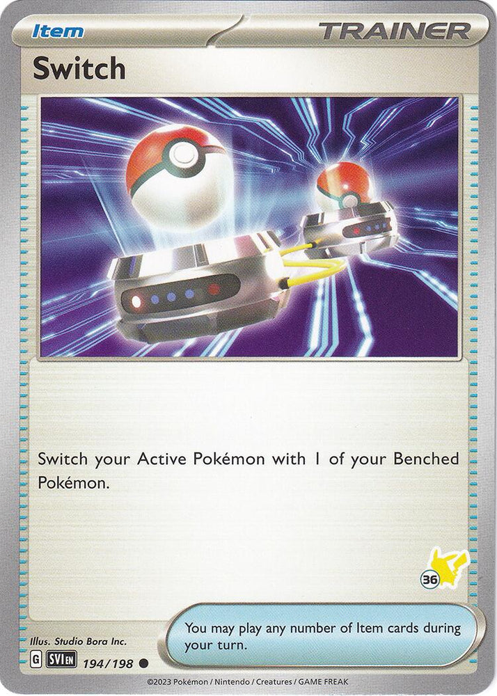 Switch (194/198) (Pikachu Stamp #36) [Battle Academy 2024] Pokémon