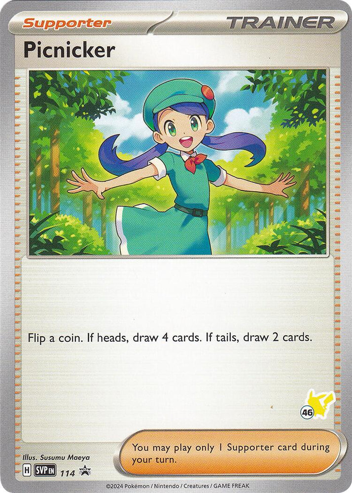 Picnicker (114) (Pikachu Stamp #46) [Battle Academy 2024] Pokémon