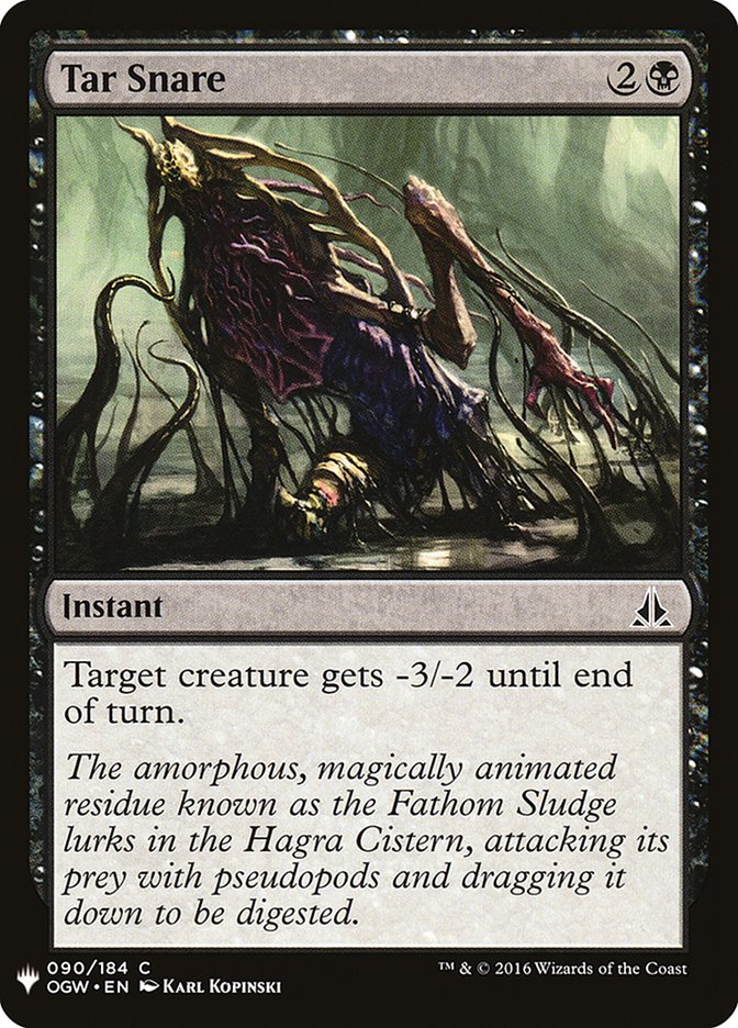 Tar Snare [Mystery Booster] Magic: The Gathering