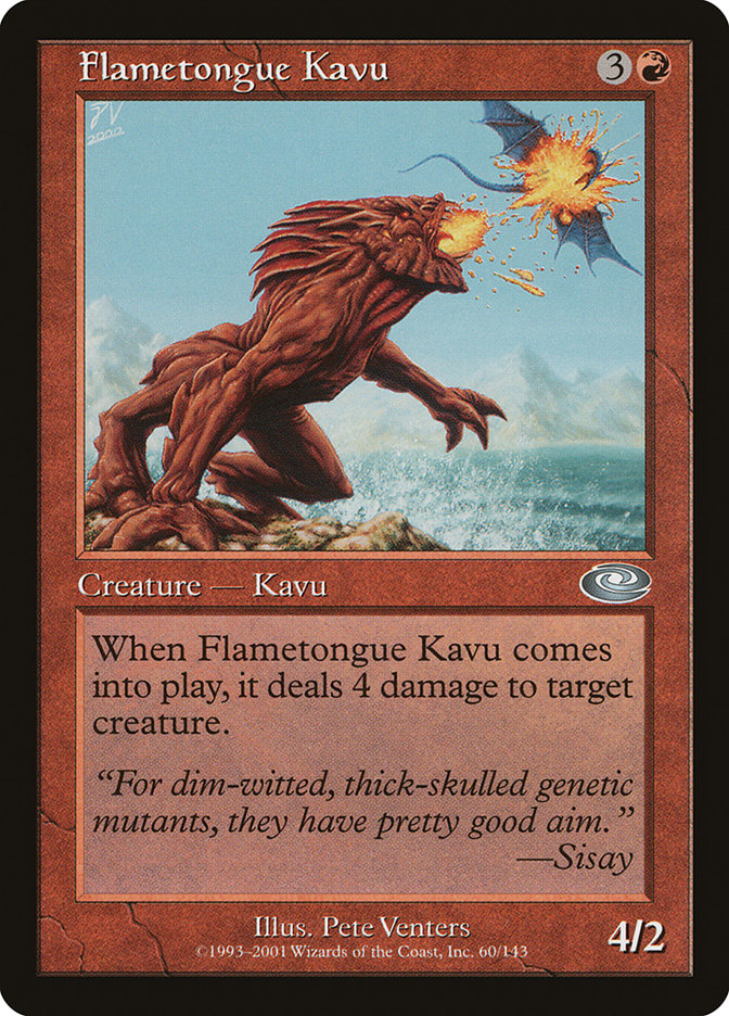 Flametongue Kavu [Planeshift] Magic: The Gathering