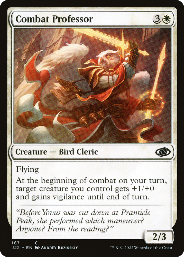 Combat Professor [Jumpstart 2022] Magic: The Gathering